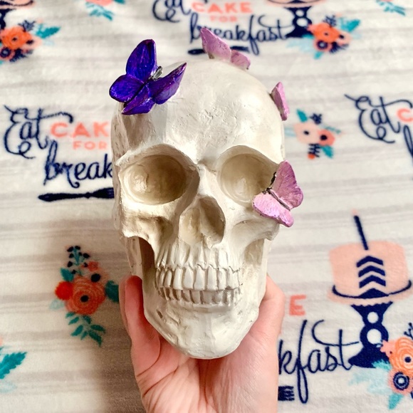 Other - 💀 Skull Butterfly Home Decor Accent 💀